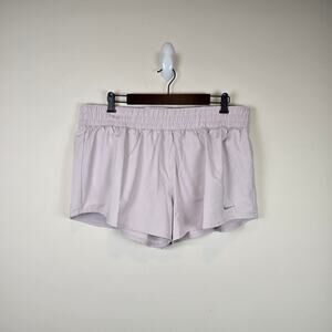 Nike One Women's Size XL Dri-FIT Mid-Rise 3" Brief-Lined Shorts DX6010-019